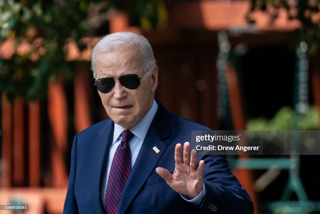 President Biden Departs The White House En Route To Maine