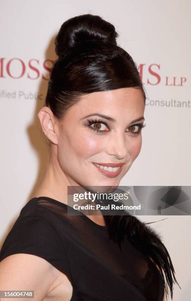 Actress Kate Kelton arrives at Melissa Rivers Hosts "All Aboard...LA's Fashion Platform" Fashion Show at Union Station on October 20, 2012 in Los...