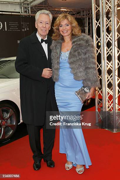 Egon F. Freiheit and Maren Gilzer attend the '19th Opera Gala' at Deutsche Oper on November 10, 2012 in Berlin, Germany.