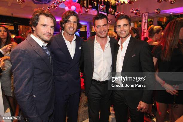 Matthew Settle, Nacho Figueras, Aiden Turner, and Colin Egglesfield attend Destination Fashion 2012 To Benefit The Buoniconti Fund To Cure Paralysis,...