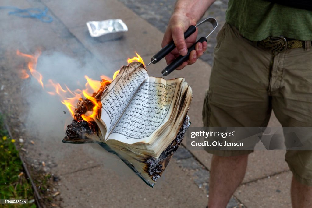 Far-right Group Burns Quran in Copenhagen