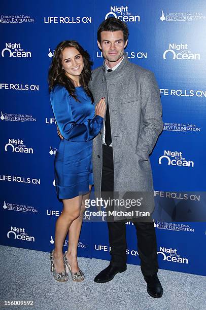 Rachael Leigh Cook and Daniel Gillies arrive at The Life Rolls On Foundation's 9th Annual Night By The Ocean held at The Ritz-Carlton on November 10,...