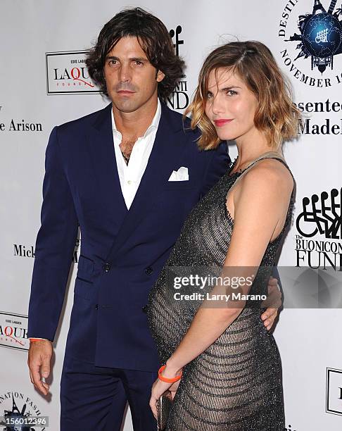 Nacho Figueras and his wife Delfina Blaquier attend Destination Fashion 2012 To Benefit The Buoniconti Fund To Cure Paralysis at Bal Harbour Shops on...