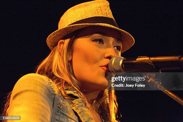Singer/songwriter Anuhea Jenkins of Anuhea performs at The Vogue on November 10, 2012 in Indianapolis, Indiana.