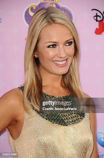 Brooke Anderson attends the premiere of "Sofia The First: Once Upon a Princess" at Walt Disney Studios on November 10, 2012 in Burbank, California.