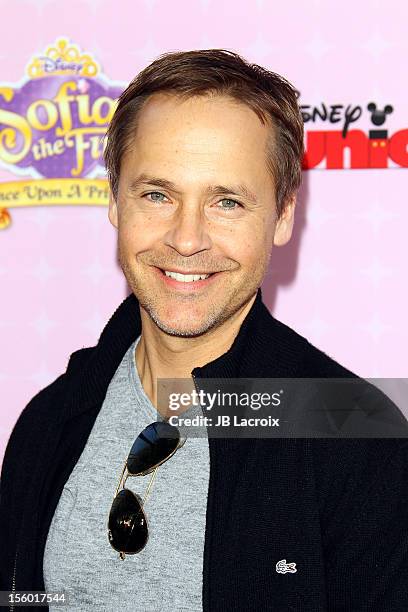 Chad Lowe attends the premiere of Disney Channels' 'Sofia The First: Once Upon a Princess' at Walt Disney Studios on November 10, 2012 in Burbank,...