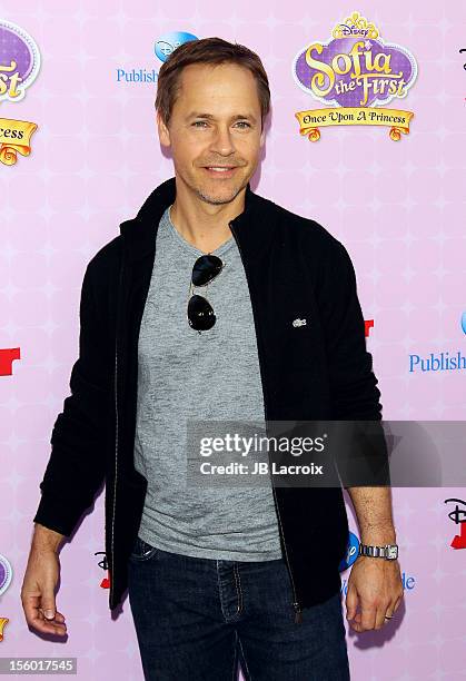Chad Lowe attends the premiere of Disney Channels' 'Sofia The First: Once Upon a Princess' at Walt Disney Studios on November 10, 2012 in Burbank,...