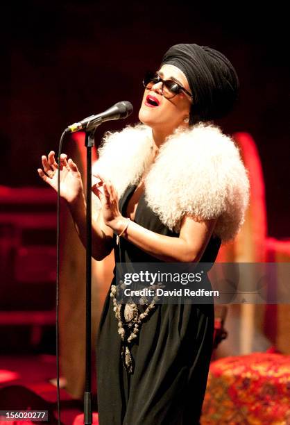 Melody Gardot performs on stage at Barbican for the London Jazz Festival on November 10, 2012 in London, United Kingdom.