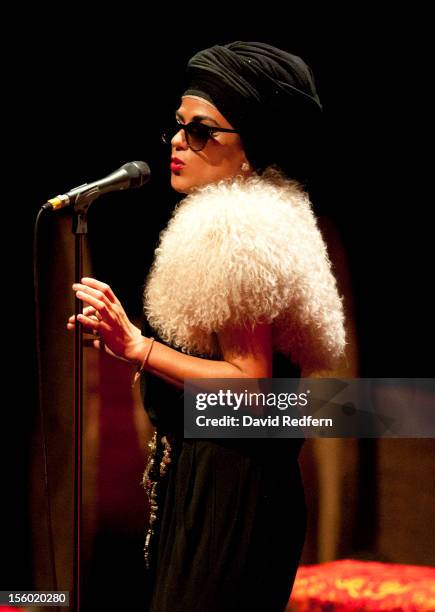 Melody Gardot performs on stage at Barbican for the London Jazz Festival on November 10, 2012 in London, United Kingdom.