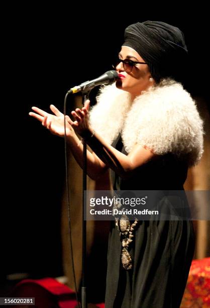 Melody Gardot performs on stage at Barbican for the London Jazz Festival on November 10, 2012 in London, United Kingdom.
