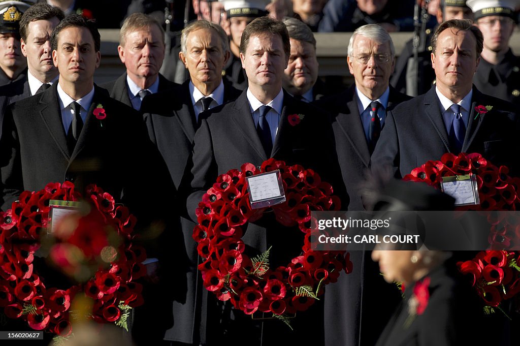 BRITAIN-POLITICS-ROYAL-REMEMBRANCE