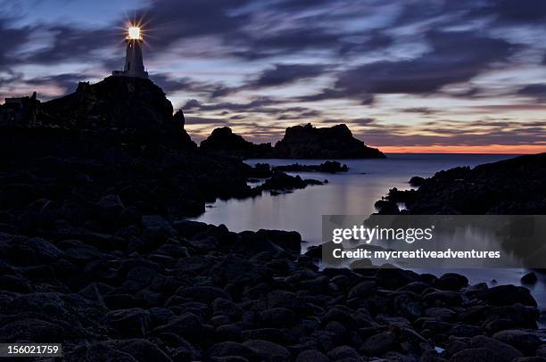 corbiere lighthouse - leuchtturm la corbiere lighthouse stock-fotos und bilder