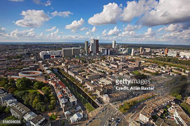skyline of the hague (den haag) - the hague stock pictures, royalty-free photos & images