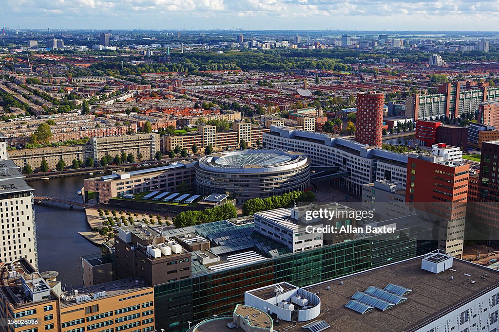 Skyline of the Hague (den Haag)