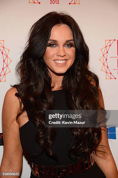 Vicky Pattison of Geordie Shore attends the MTV EMA's 2012 at Festhalle Frankfurt on November 11, 2012 in Frankfurt am Main, Germany.