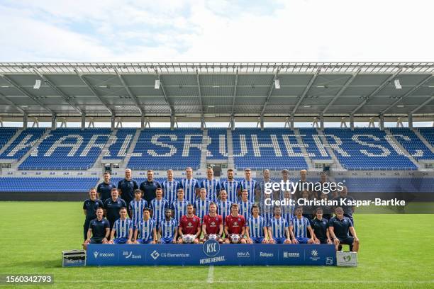 Assistant coach Sirus Motekallemi, Goalkeeper coach Markus Miller, Athletic coach Florian Boeckler, Christoph Kobald, Robin Bormuth, Marcel Franke,...