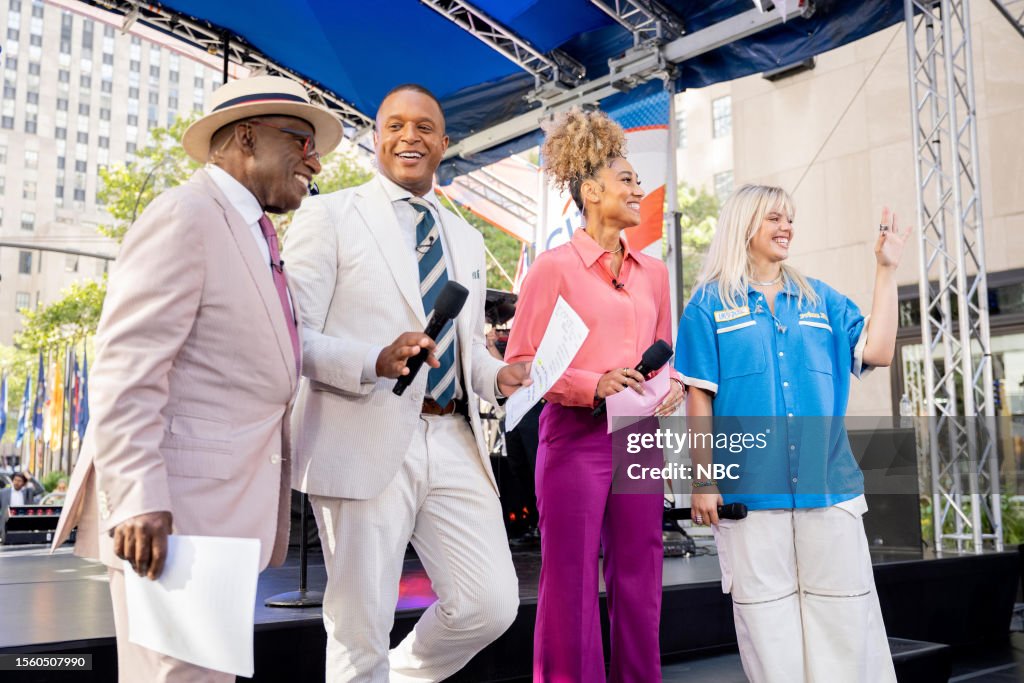 Ally Rapp Al Roker, Craig Melvin, Ally Love and Reneé Rapp on Friday, July 28 ...