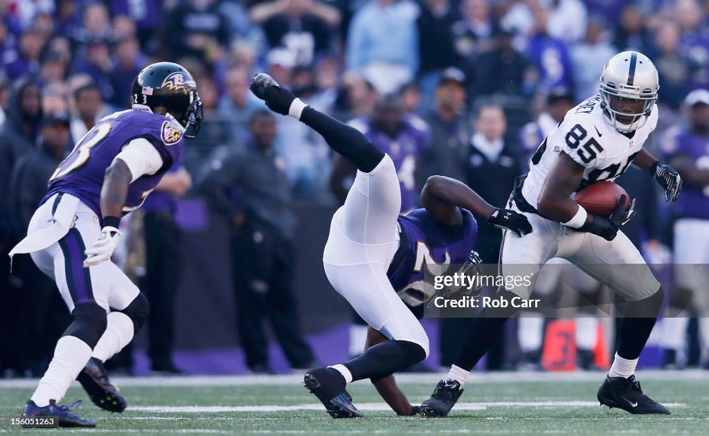 Oakland Raiders v Baltimore Ravens