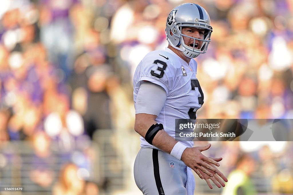 Oakland Raiders v Baltimore Ravens