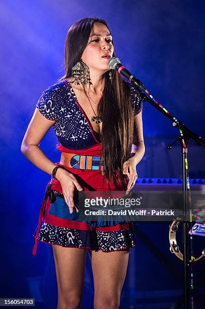 Mai Lan performs during Les Inrocks Festival 2012 at La Cigale on November 11, 2012 in Paris, France.