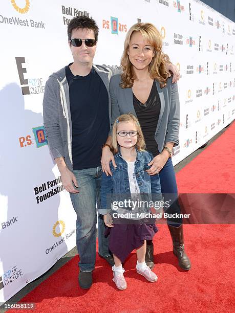 Actress Megyn Price with her husband Eddie and daughter Grace attend the creative arts fair and family day "Express Yourself", supporting P.S. ARTS,...