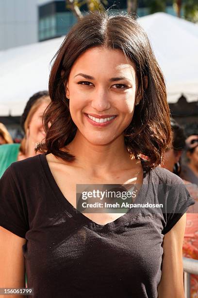 Actress Julia Jones attends the 'Twilight Saga: Breaking Dawn Part 2' Fan Camp held at L.A. LIVE on November 11, 2012 in Los Angeles, California.