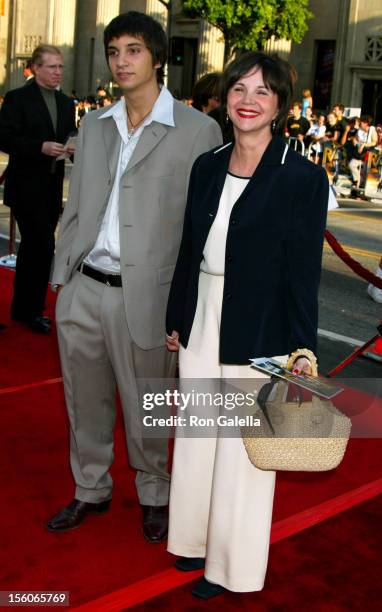 Cindy Williams & son Zack during World Premiere of 'Lara Croft - Tomb Raider: The Cradle Of Life' at Mann's Chinese Theatre in Hollywood, California,...