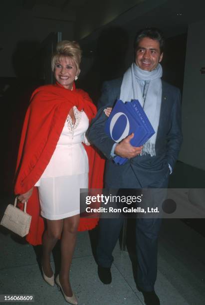 Ivana Trump and Roffredo Gaetani during O, The Oprah Magazine Launch Party at The Metropolitan Pavilion in New York, New York, United States.