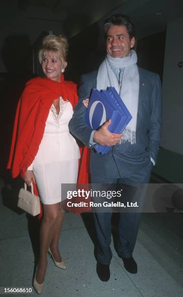 Ivana Trump and Roffredo Gaetani during O, The Oprah Magazine Launch Party at The Metropolitan Pavilion in New York, New York, United States.