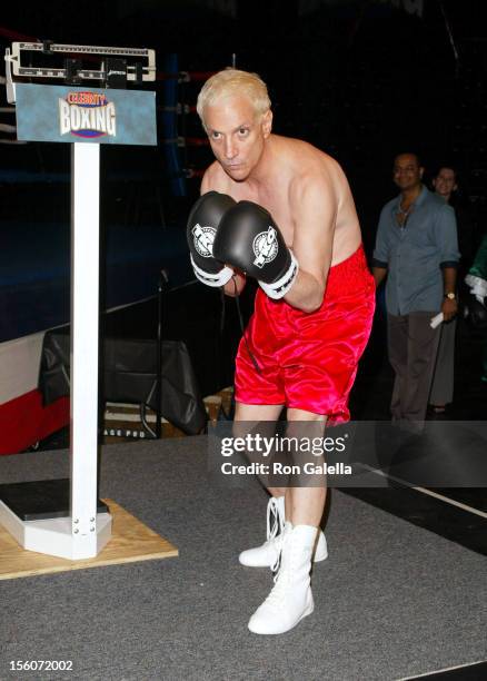 Ron Palillo during 'Celebrity Boxing 2' Weigh-In at KTLA Studios in Hollywood, California, United States.