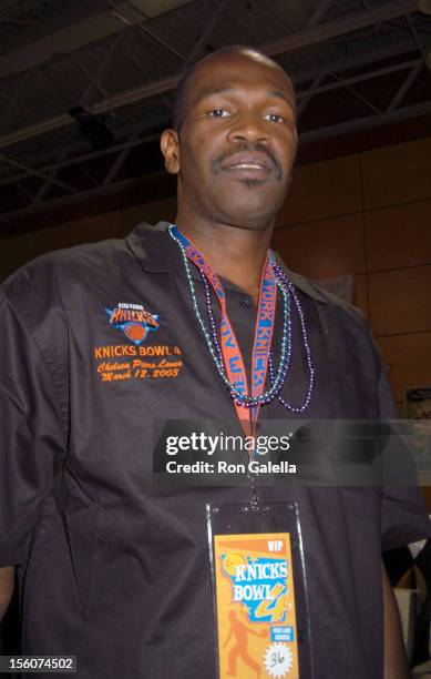 Herb Williams during Bowl With The Knicks Annual Fundraiser to Benefit Red Holtzman Knicks Cheering for Children Foundation at Chelsea Piers in New...