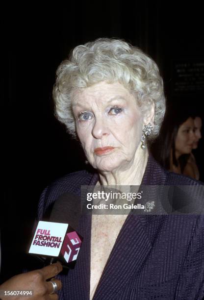 Elaine Stritch during The Fragrance Foundation Celebrates 30 Years of FIFI Awards at Avery Fisher Hall at Lincoln Center in New York City, New York,...