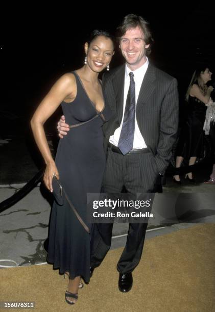 Garcelle Beauvais and Husband Mike Nilon during Opening of 'Tod's' Boutique in Hollywood at Moomba in West Hollywood, California, United States.