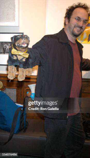 Robert Smigel and Triumph the Insult Comic Dog during Comedy Tonight - A Night of Comedy to Benefit the 92nd Street Y at 92nd Street Y in New York...