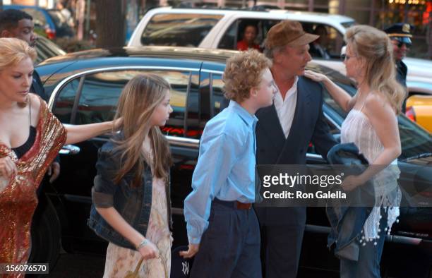 Art Garfunkel with Wife and Son during 'It Runs in the Family' New York Premiere - Outside Arrivals at Loews Lincoln Square in New York City, New...