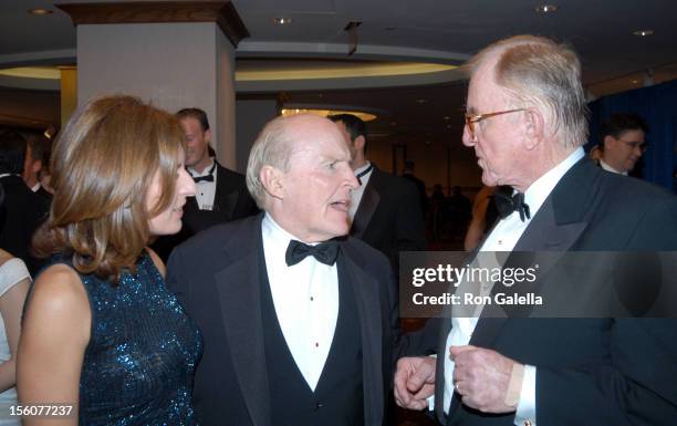 Suzy Wetlaufer, Jack Welch and John McLauglin during White House Correspondent's Dinner - Pre-dinner Receptions NO USA SALES UNTIL in Washington...