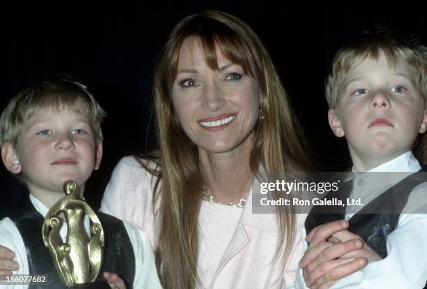 Jane Seymour with sons John Keach and Kristopher Keach