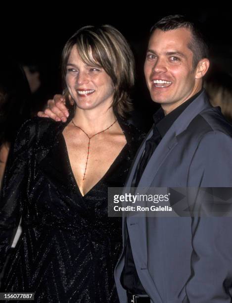 Timothy Olyphant and Alexis Knief during 'Rock Star' Los Angeles Premiere at Mann Village in Westwood, California, United States.