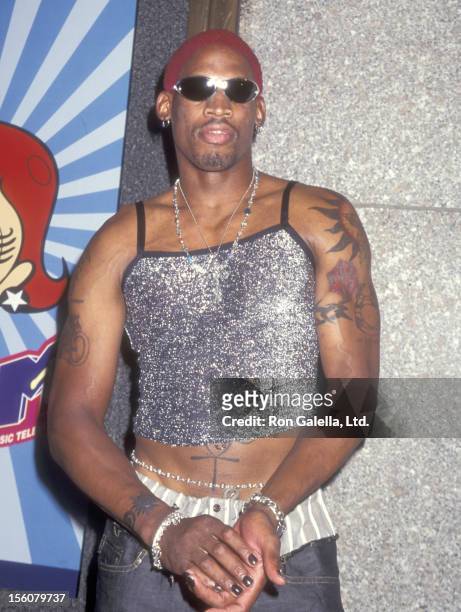Athlete Dennis Rodman attends the 12th Annual MTV Video Music Awards on September 7, 1995 at Radio City Music Hall in New York City, New York.