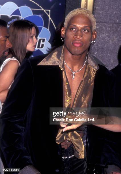 Athlete Dennis Rodman attends the 13th Annual MTV Video Music Awards on September 4, 1996 at Radio City Music Hall in New York City, New York.