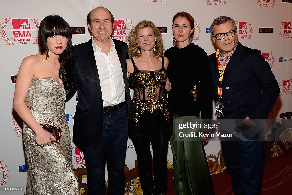 Philippe Rae's Carly Rae Jepsen, Philippe Dauman, President and CEO of Viacom Inc ...