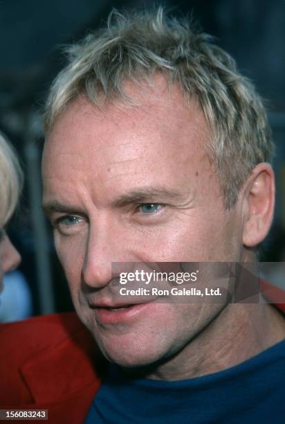 Sting during 'The Emperor's New Groove' Los Angeles Premiere at El Captain Theatre in Hollywood, California, United States.