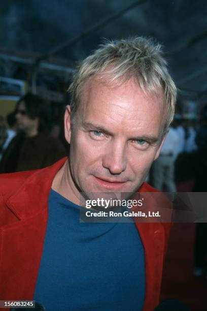 Sting during 'The Emperor's New Groove' Los Angeles Premiere at El Captain Theatre in Hollywood, California, United States.