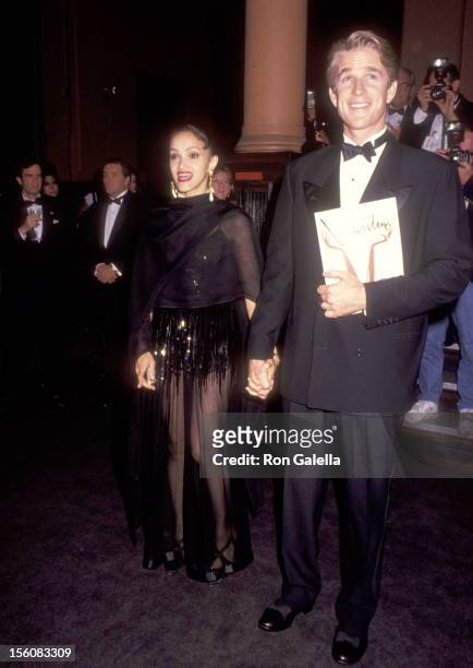 Actor Matthew Modine and wife Caridad Rivera attend the 'Valentino: Thirty Years of Magic' Gala Retrostpective of Valentino's Fashion Career on...
