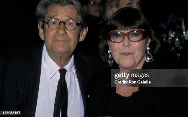 Helmut Newton and wife June during 16th Annual Infinity Awards at Regent Ballroom at the Regent Wall Street in New York City, New York, United States.