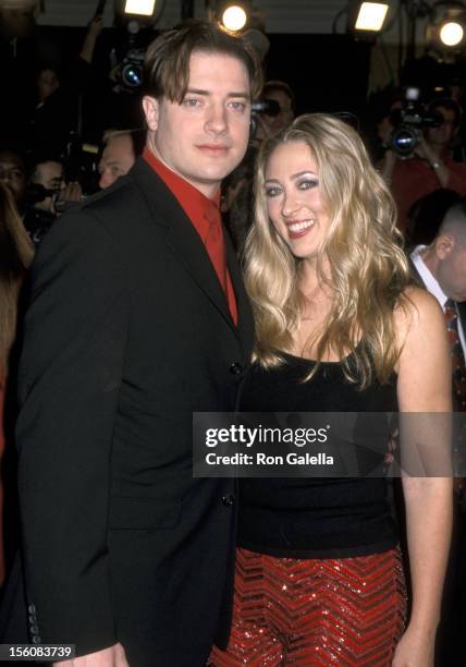Brendan Fraser and Afton Smith during 'Bedazzled' Los Angeles Premiere at Mann's Village Theater in Westwood, California, United States.