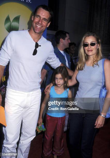 David James Elliott, Nanci Chambers, and daughter Stephanie