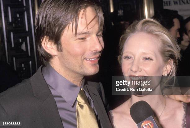 Anne Heche and Husband Coleman Laffoon during 56th Annual Tony Awards - Arrivals at Radio City Music Hall in New York City, New York, United States.