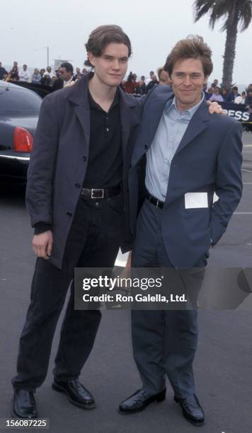 Jack DaFoe and Willem DaFoe during The 16th Annual IFP/West Independent Spirit Awards at Santa Monica Beach in Santa Monica, California, United...