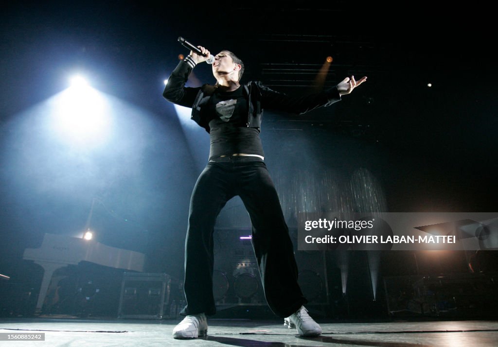 Diam French Rapper French rap singer Diam's performs on stage, 26 May 2006 at the... News ...